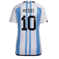 Argentina Lionel Messi #10 Fotballklær Hjemmedrakt Dame VM 2022 Kortermet